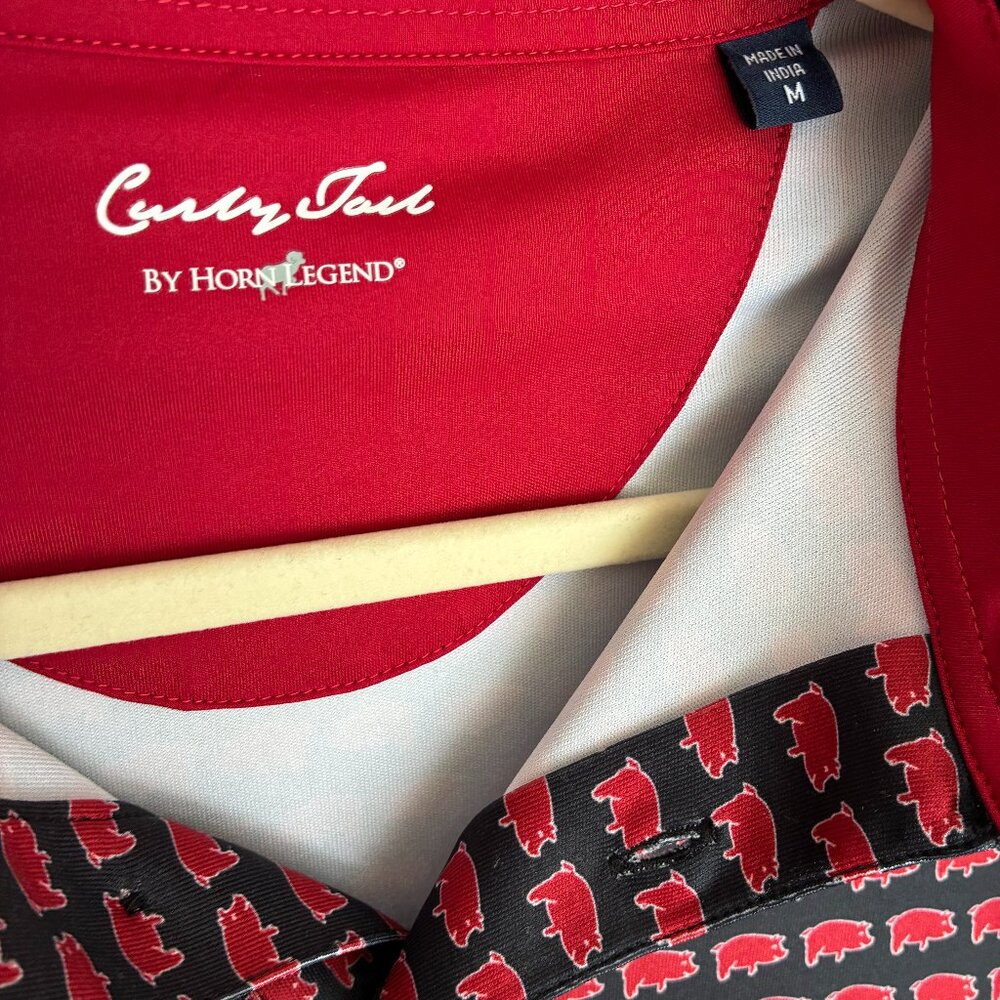 Mens Walker Brothers Curly Tail Polo Size Medium